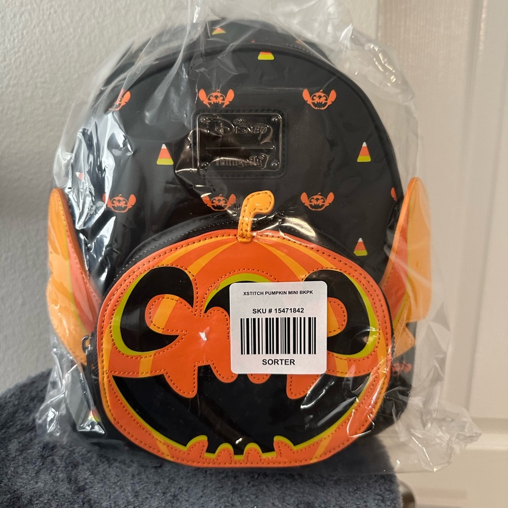 Pumpkin Stitch Loungefly backpack. Brand new with tags.